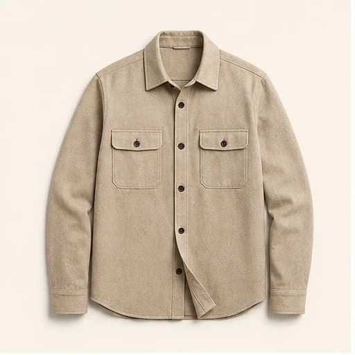 Stone Canvas Overshirt
