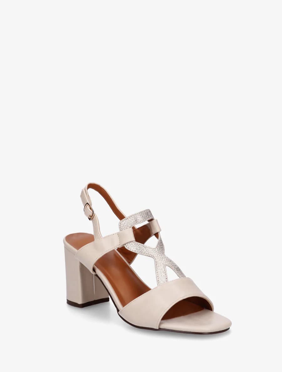NOLA Iridescent Yoke Sandals