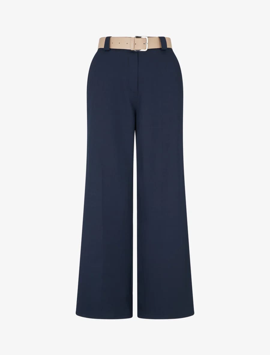 Striped Pattern Loose Trousers